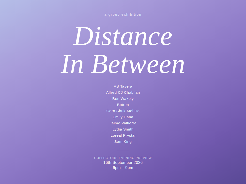 Distance In Between: Collectors Evening